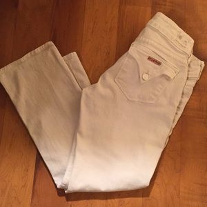 White Hudson ankle jeans